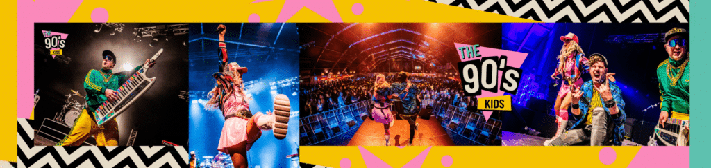 THE 90s KIDS boeken bij ONLY BANDS - website banner 2026 (1)