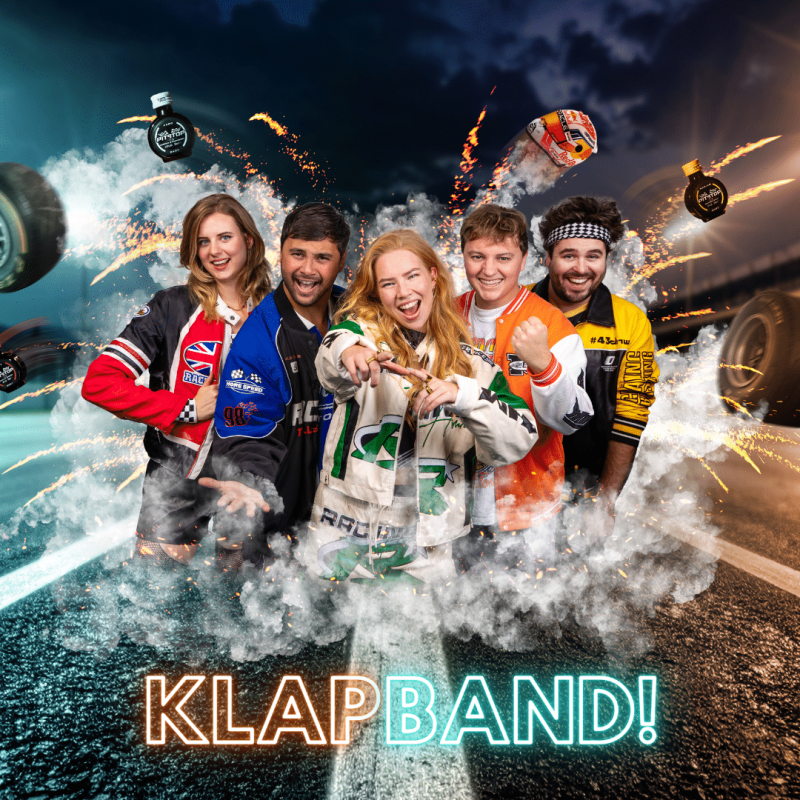 Coverband KLAPBAND! boeken bij ONLY BANDS 1-1 Exclusieve boekingen en management voor KLAPBAND!
