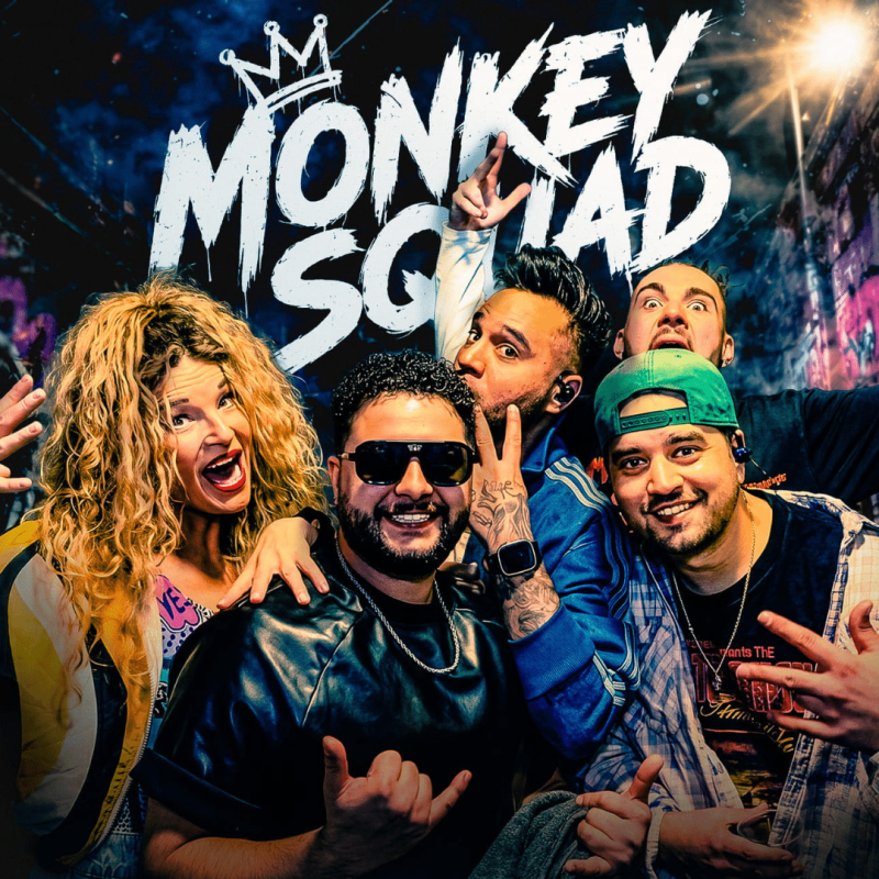 Coverband MONKEY SQUAD boeken bij ONLY BANDS exclusief boekingskantoor voor Monkey Squad